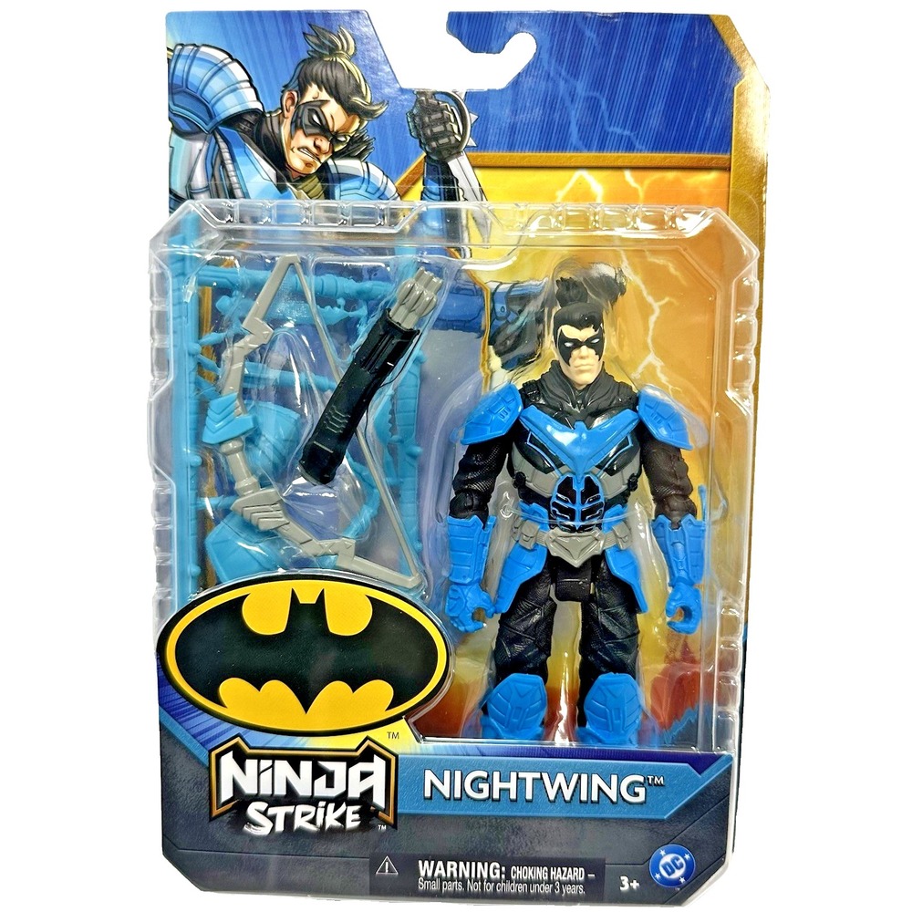 DC Batman Ninja Strike Nightwing Action Figure with Weapons Sealed